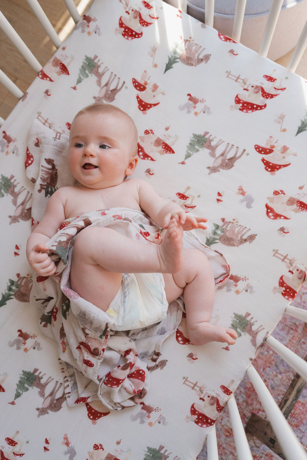 Muslin Swaddle - Forest Families