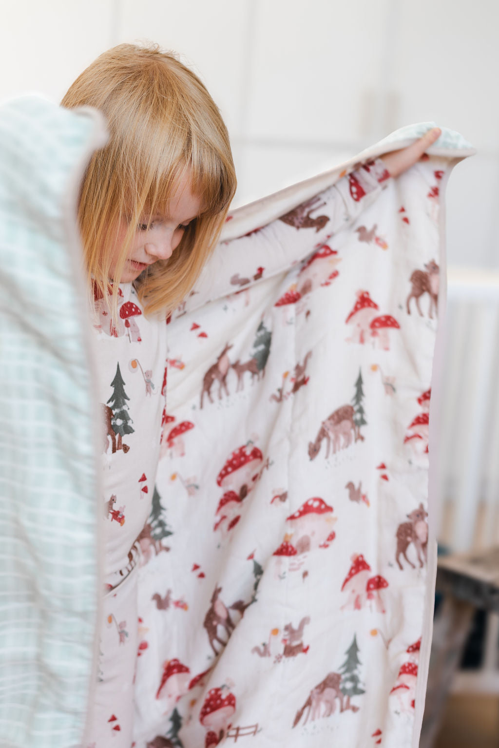 Muslin Quilt - Forest Families